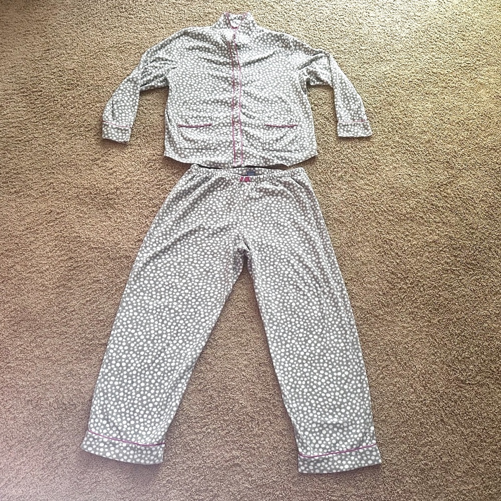 Simply Vera Vera Wang Polka Dot Pajama Set with Pink Accents - Picture 2 of 8